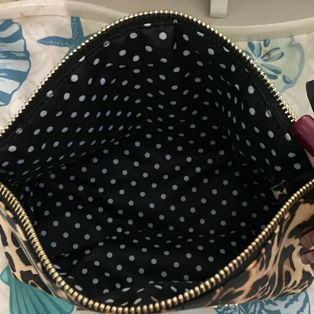 Victoria's Secret Leopard Print Face Mask Pouch